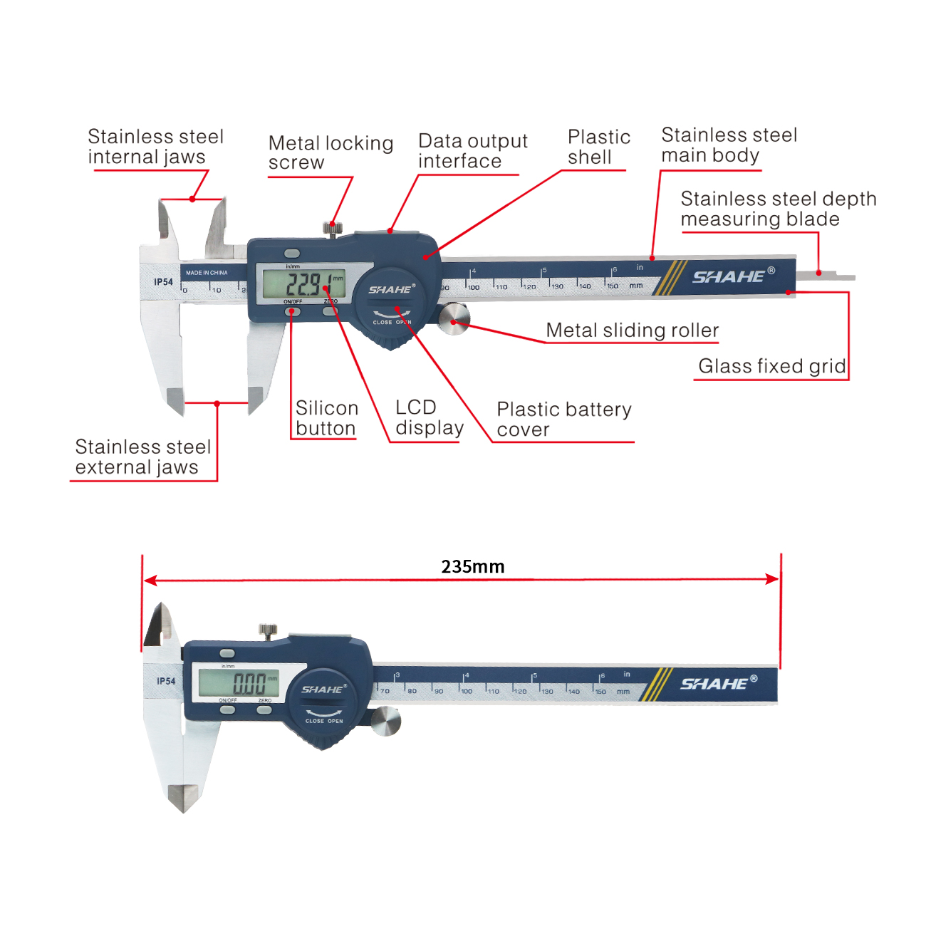 Pied à coulisse numérique élec - Digital Caliper 150Mm Stainless Steel avis et prix