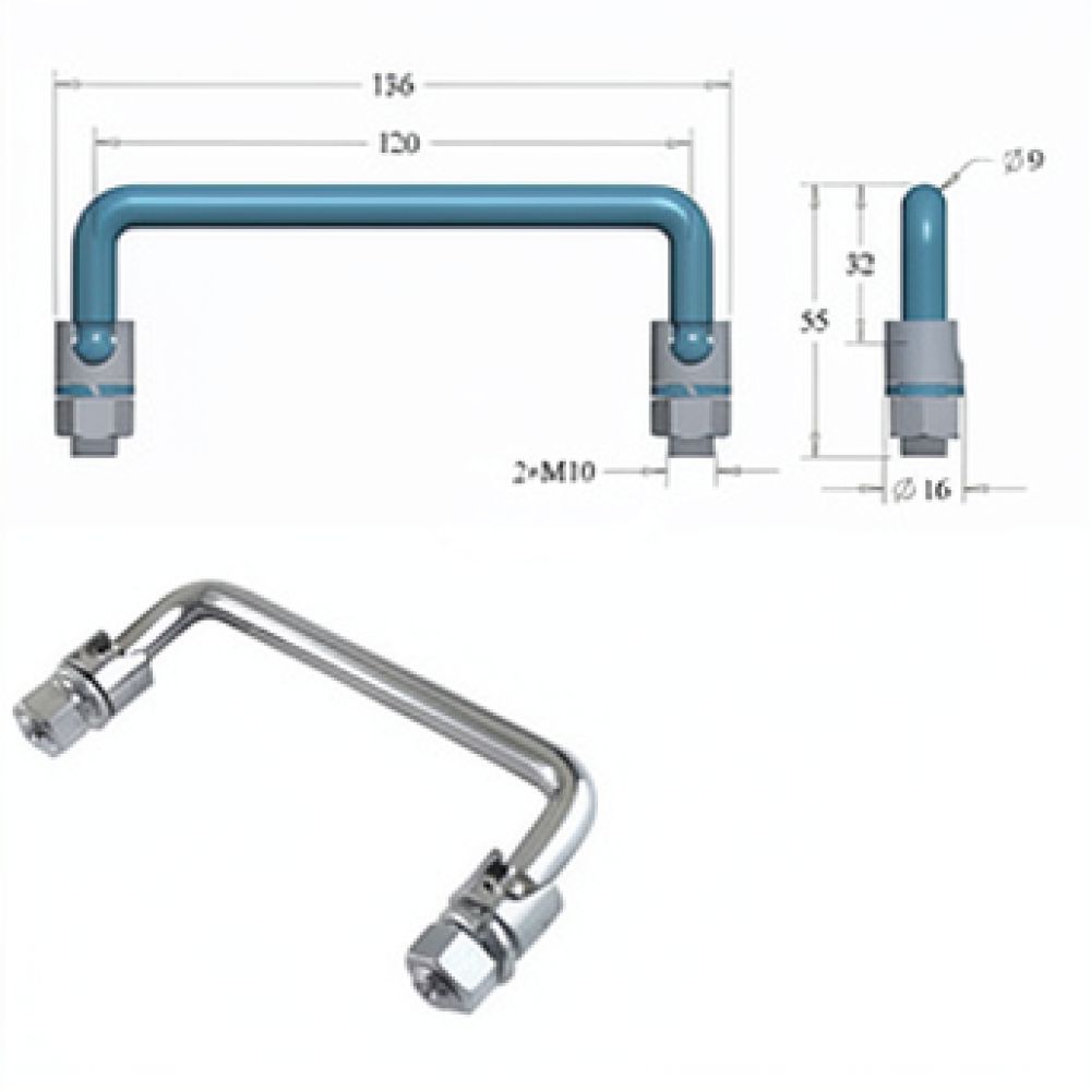 Poignée pliante à encastrer po - Industrial Tools avis et prix